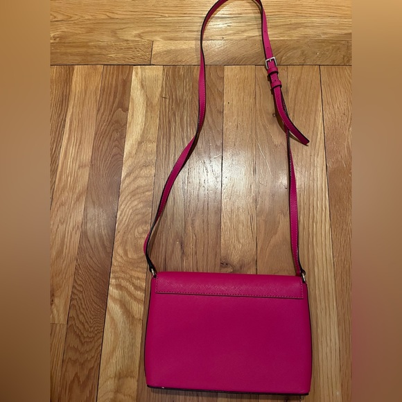 Hot pink Kate Spade Cedar Street Leather Envelope Crossbody - Picture 3 of 13